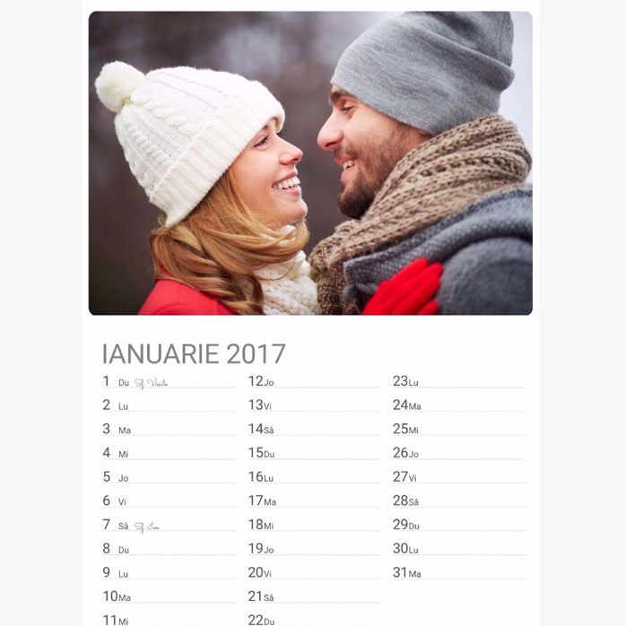 Calendar personalizat