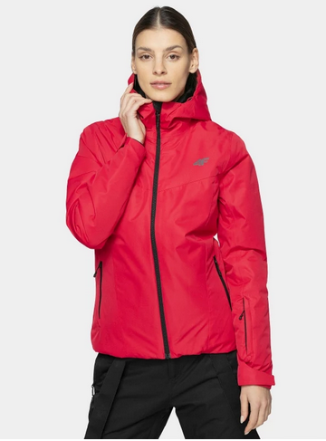 jacheta de ski pentru femei rosie