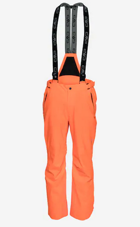 pantaloni de ski barbati CMP portocaliu