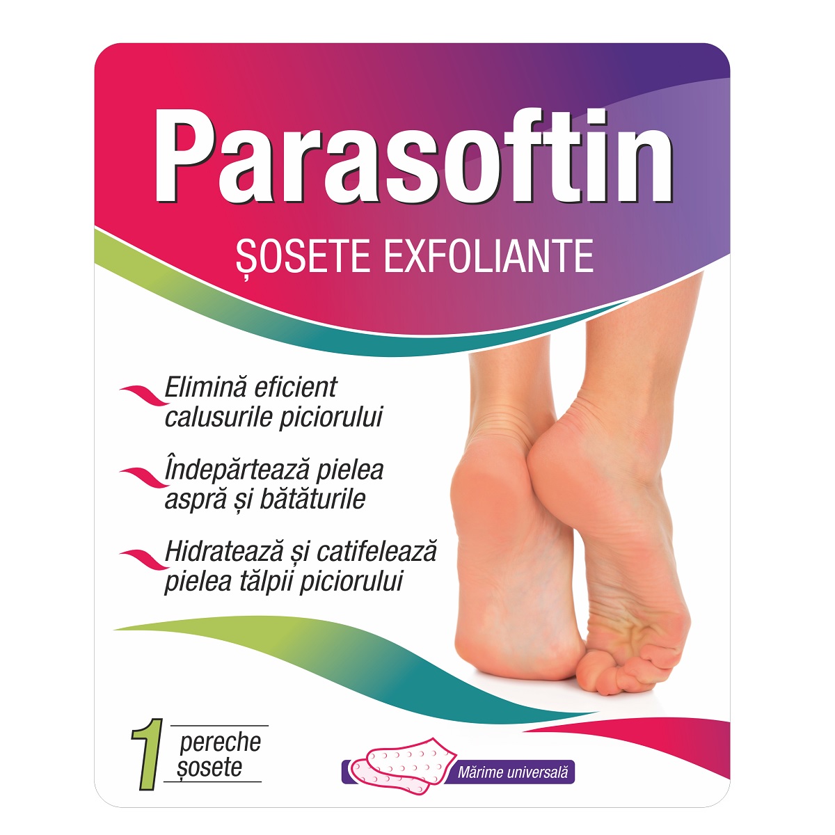 Șosete exfoliante Parasoftin 