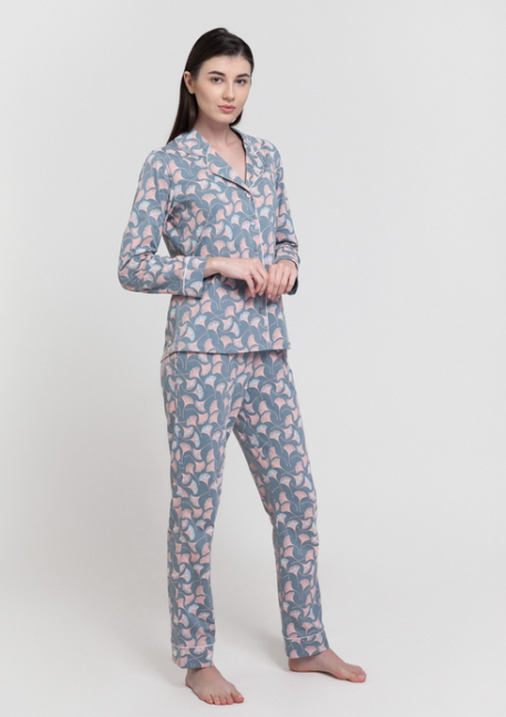 pijama dama ginko din bumbac organic