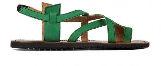 sandale dama verde velur
