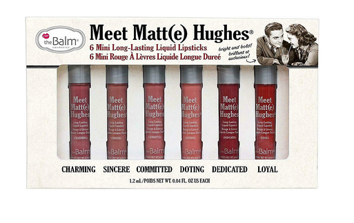 set 6 mini rujuri theBalm Meet Matt(e) Hughes